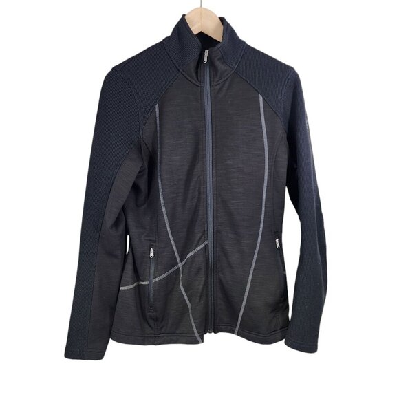 Spyder Women's Bandita Mid‎ Weight Stryke Fleece Jacket Black Size M Black - Picture 1 of 8